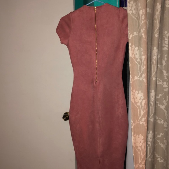 Pink bandage dress worn twice. In good condition. - Picture 2 of 2